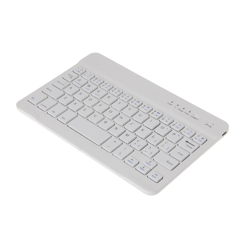 Мини-клавиатура Сверхтонкая беспроводная клавиатура с 59 клавишами Bluetooth для IOS