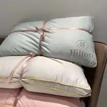 Hilton Hotel шелк сплошной цвет в простом стиле Подушка из хлопка с