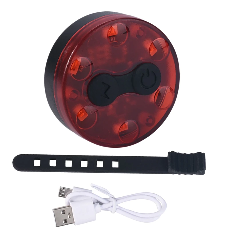 

Bike Tail Light,Rechargeable USB Bicycle Rear Light Clip on Bright LED Cycling Light Waterproof 4 Modes for Night Riding 4.5 x 1