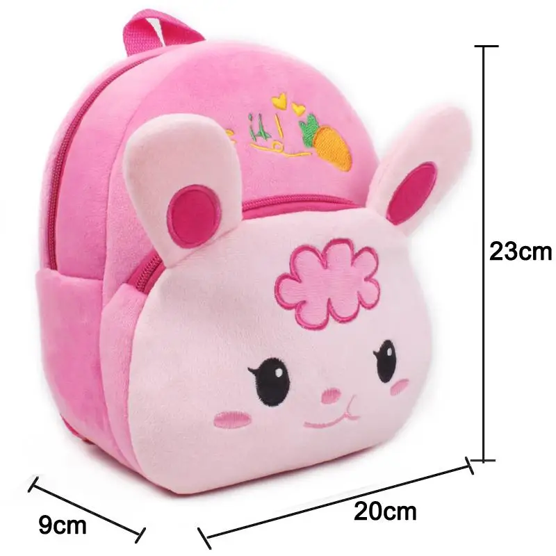 

Kindergarten School Bags for Baby Toddler Backpack Mini Bags Plush Children Backpack 3D Cartoon Animal Boys Girls Kids Backpacks