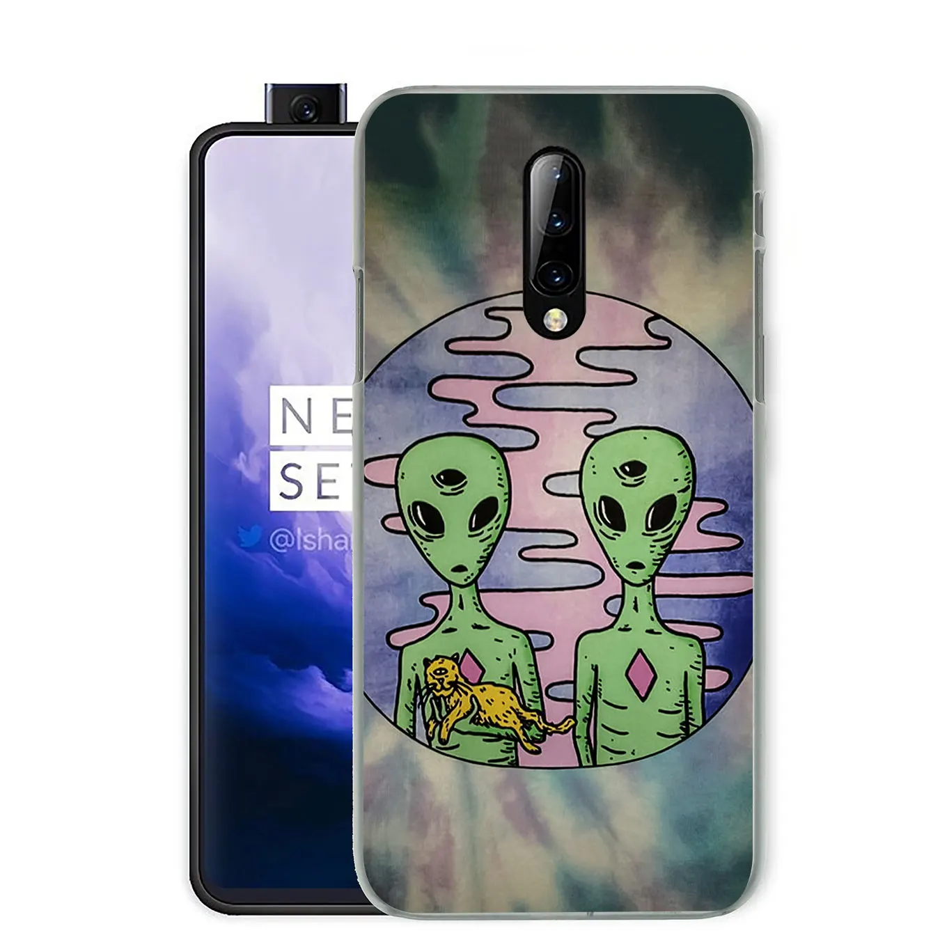 Психоделический с индийской спиралью Peace Alien жесткий пластиковый чехол для