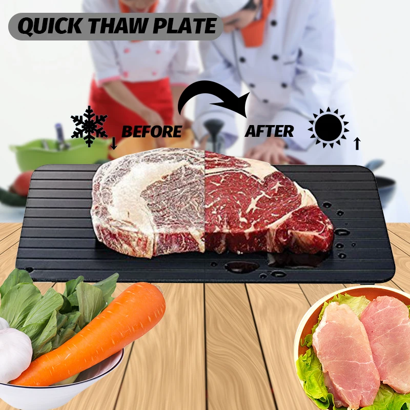 

Кухонный гаджет, поднос для быстрого размораживания пищи, мяса, фруктов, морской еды, быстрое размораживание, тарелка для приготовления пищ...