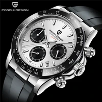 2021 pagani design top brand mens luxury quartz watch silicone automatic waterproof clock mens sports chronometer reloj hombre