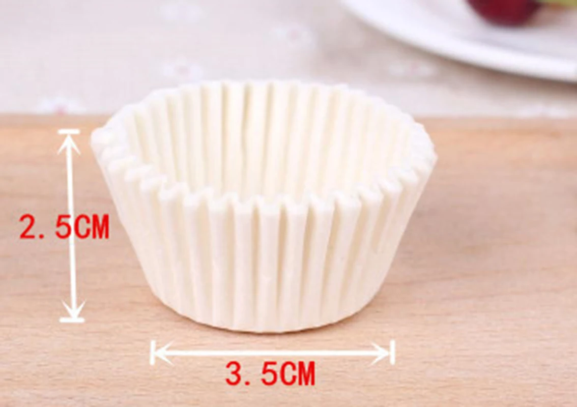 

TTLIFE 500Pcs/Set Disposable Cupcake Paper Cups Baking Liner Muffin Macaron Cake Molds Pastry Tools Bakery Accessories