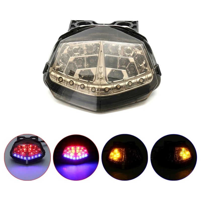 New Integrated LED Tail Brake Turn Signal Light Lamp for Kawasaki NINJA 250R 2008-2012 |