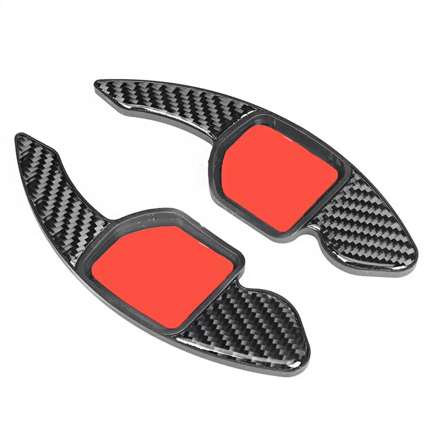 1 пара из углеродного волокна руль весло переключения передач крышка подходит