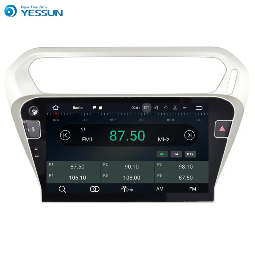 Мультимедийная система Yessun 2din для PEUGEOT 301 2014 2016 Android автомобильное радио стерео GPS