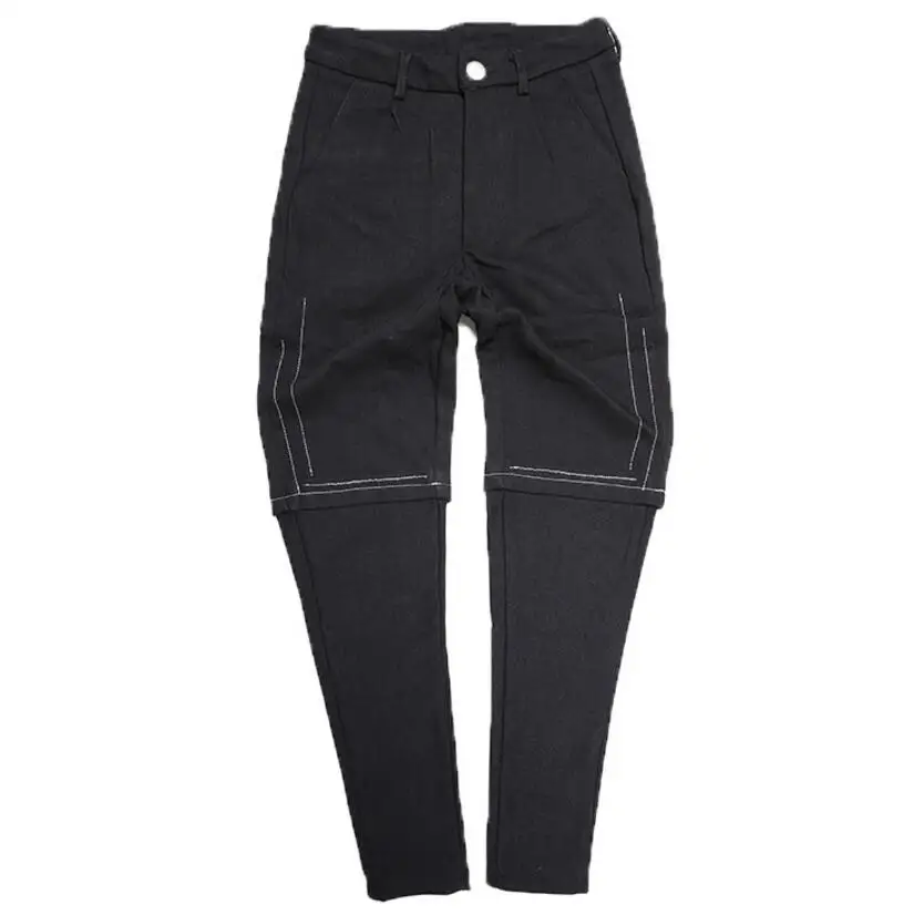

Shipping Large Free Size Spring And Autumn Casual Small Feet Haren Pants Korean Version All-match Black Men's Trousers / M-3xl