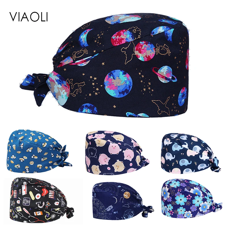 Унисекс Хлопок Красная планета мультфильм печать шляпы регулируемые женские