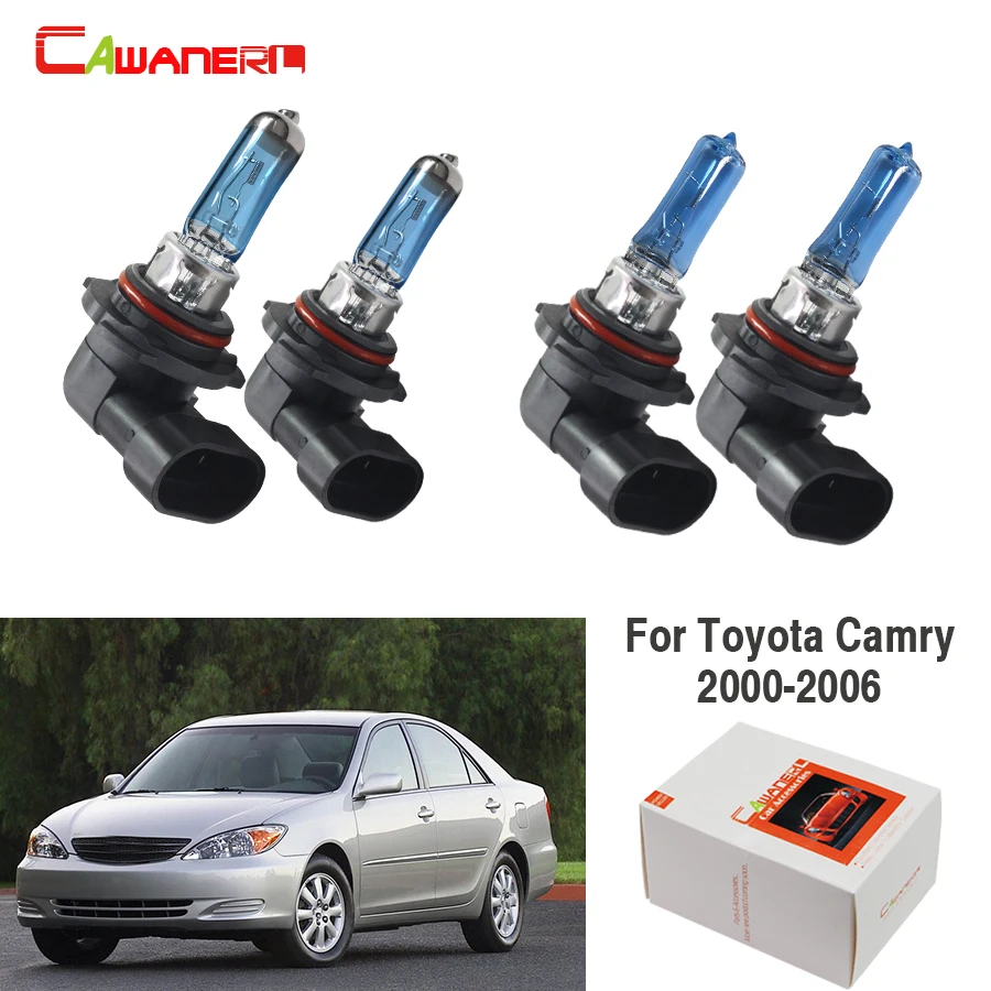 Cawanerl 4X9005 9006 100 Вт автомобильный светильник галогенные лампы головного 12V для