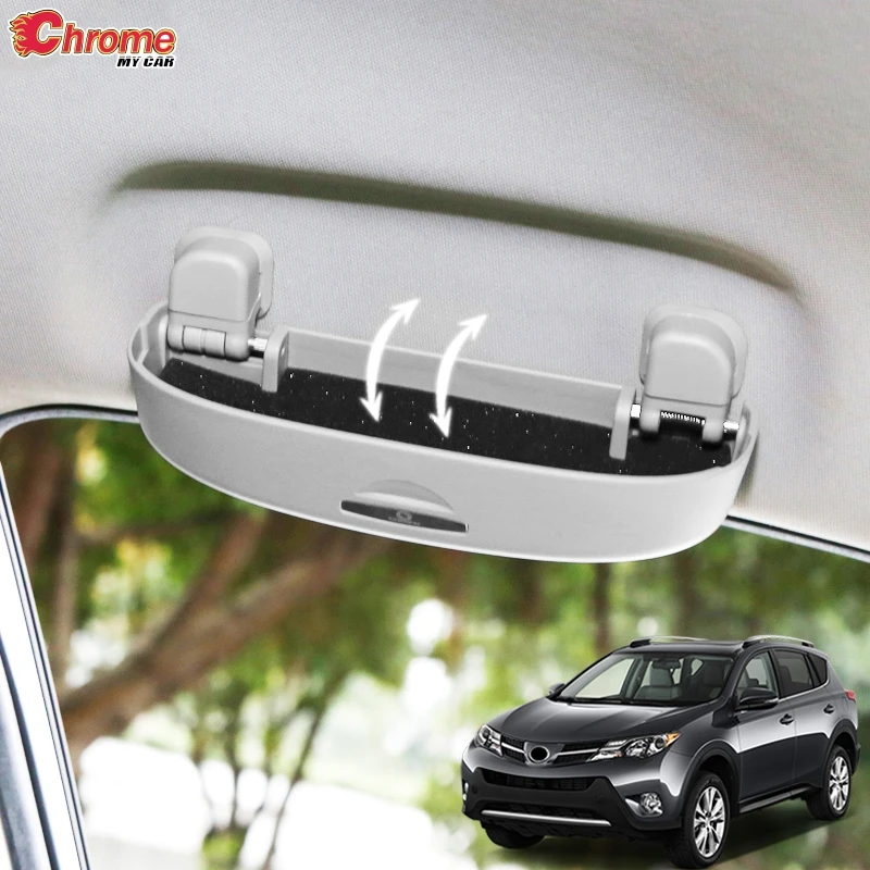 Для Toyota RAV4 2013 интерьерный держатель для солнцезащитных очков Чехол для очков коробка для хранения контейнер автомобильные аксессуары