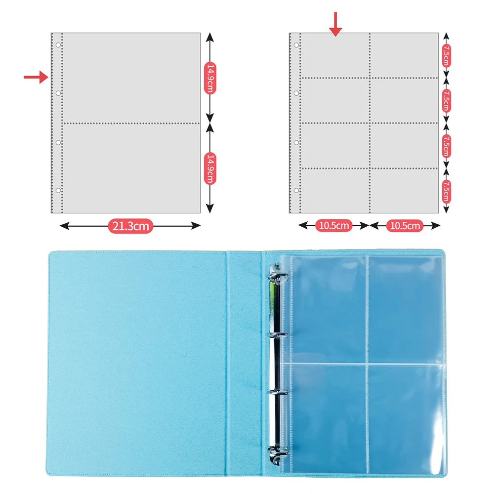 

PLRBOK A4, прозрачная блестящая кожа, 4 фотокарты, набор фотоальбомов, милые блокноты, дневник, 20 страниц, рукава, рисование