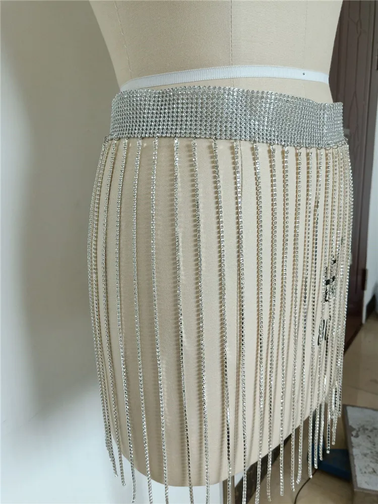 2020 Новые блестящие стразы бриллианты женская пляжная юбка накидка сексуальное