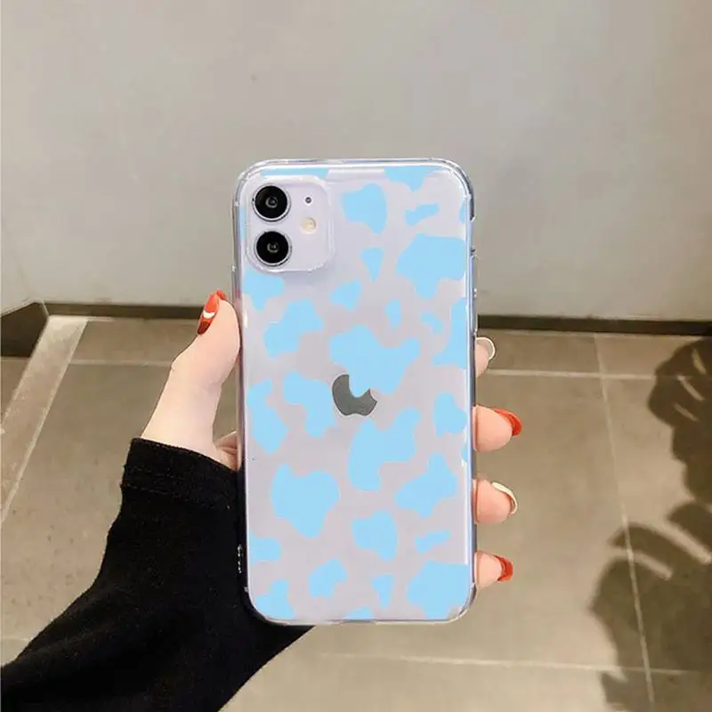 

Leopard Print sexy pattern Phone Case Transparent for iPhone 6 7 8 11 12 s mini pro X XS XR MAX Plus