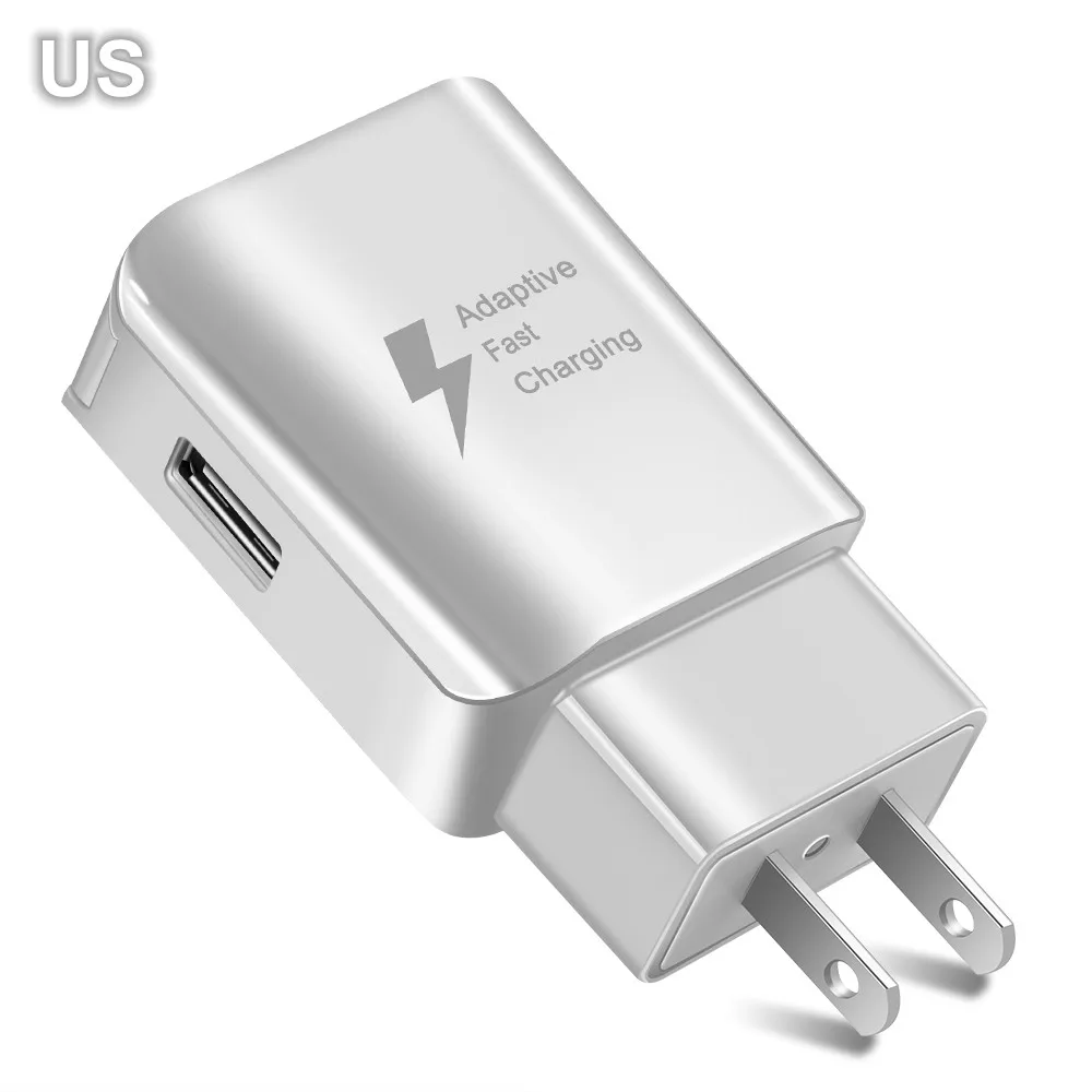 only one US-plug(wt) 5V 2A универсальное быстрое зарядное устройство USB EU US UK вилка Дорожное настенное зарядное устройство для мобильного телефона адаптер для samsung Xiaomi huawei LG Micro usb - Тип штекера: only one US-plug(wt)