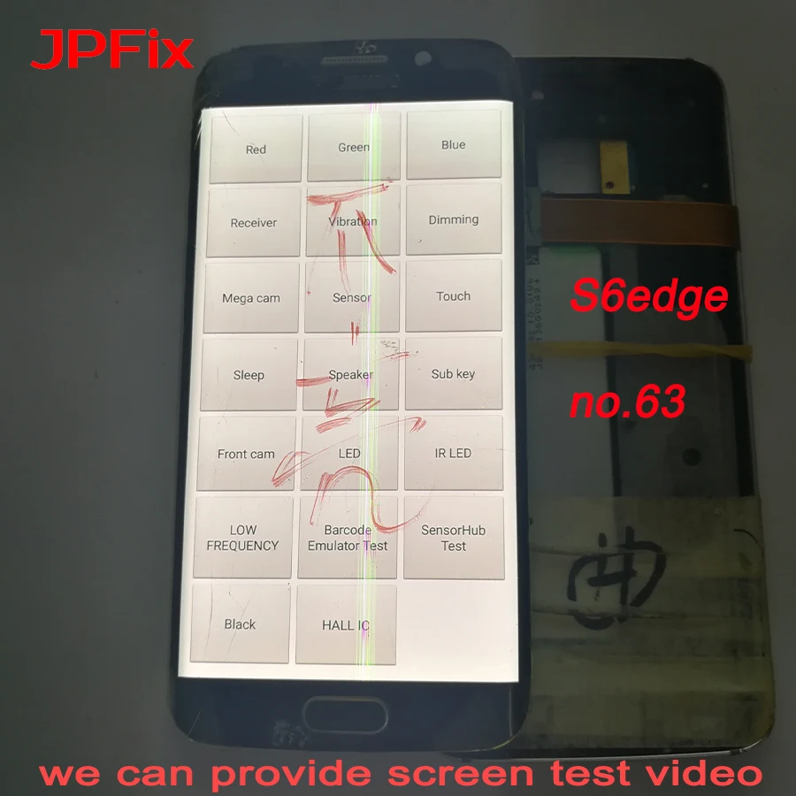 Дисплей с тачскрином JPFix Super AMOLED для Samsung Galaxy S6 Edge G920 рамкой/без рамки|Экраны