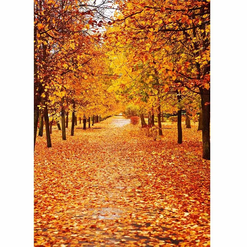 Фоны для фотосъемки в осеннем лесу деревянный мост Фотофон 3D виниловая ткань