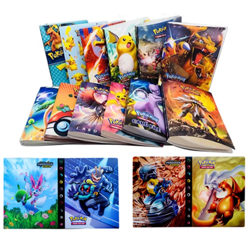 Альбом с 24 стилями для мультфильмов коллекция карт Pokemon альбом книга топ детей