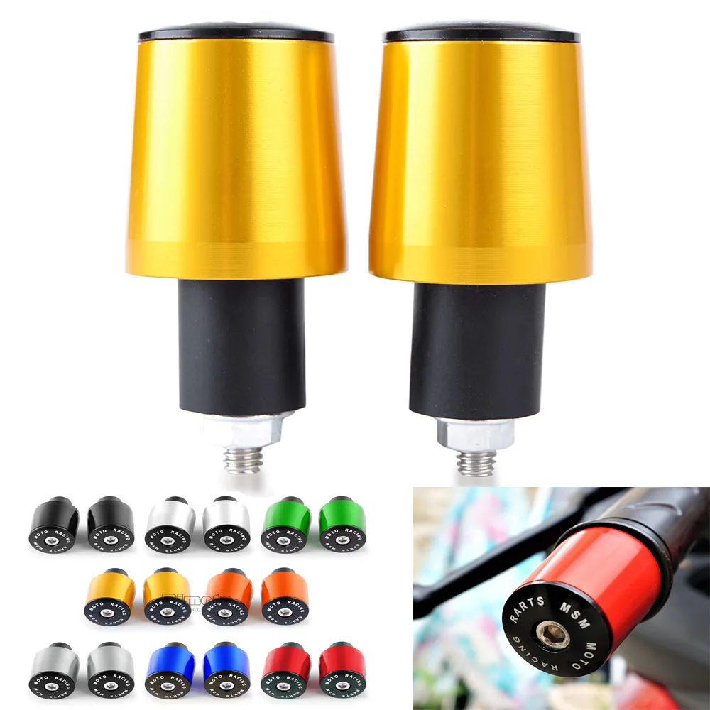 Универсальные алюминиевые наконечники для мотоциклетных ручек Bjmoto 7/8 дюйма 22 мм