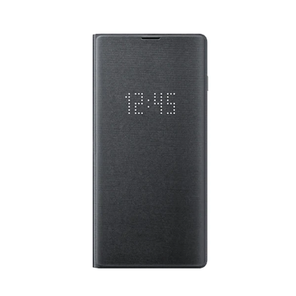 Black Samsung светодиодный Обложка Smart Cover чехол для телефона для samsung Galaxy S10 SM-G9730 S10X SM-G9700 S10 E S10E S10Plus G9750 - Цвет: Black