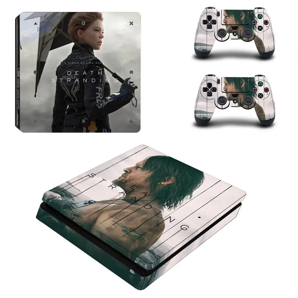 Наклейка на консоль PS4 из тонкой кожи Death Stranding Виниловая наклейка для консоли