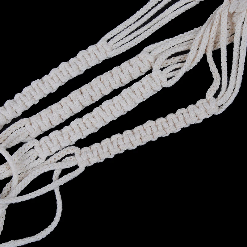 Цветочный горшок шнурок держатель подвеска для растений из макраме подвесной