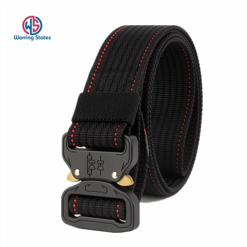 Новый тактический ремень из нейлона с пряжкой в виде кобры сплава 3 8 см |