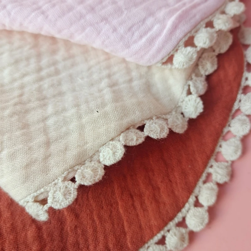 Baby Infants Feeding Bibs Soft Pure Cotton Bandana Saliva Towel Toddler Triangle Drool Scarf Newborn Burp Cloth Shower Gifts