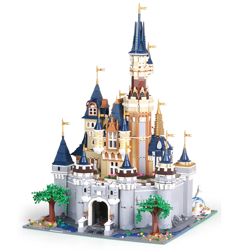 8388 шт Строительные блоки Disneys Золушка Принцесса Мечта Замок рай 71040 кирпичики