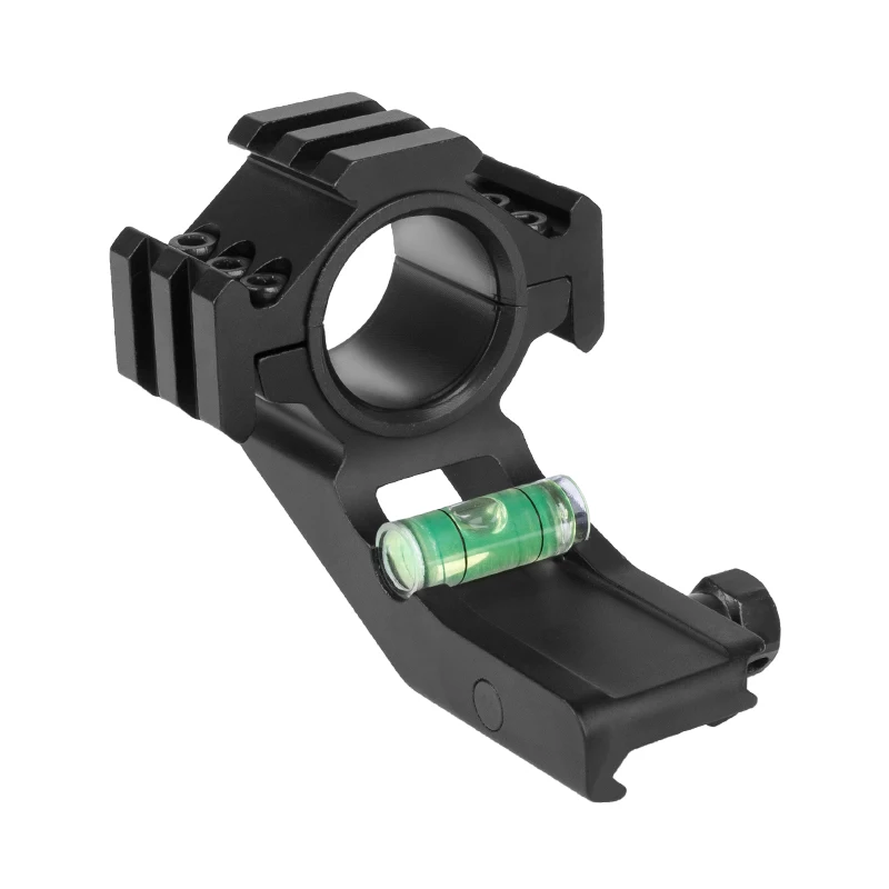 

Scope Mount 25.4/30mm Diameter One Piece Single Rings Mount With Bubble Level High Quality 20mm Picatinny Rail Mount For Hunting