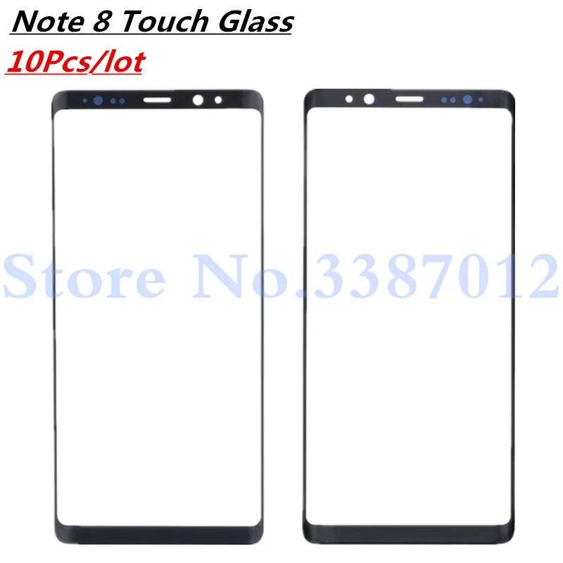10 шт./лот сменный Внешний стеклянный объектив для Samsung Galaxy Note 8 Note8 N950 N950F 6 3 &quotЖК