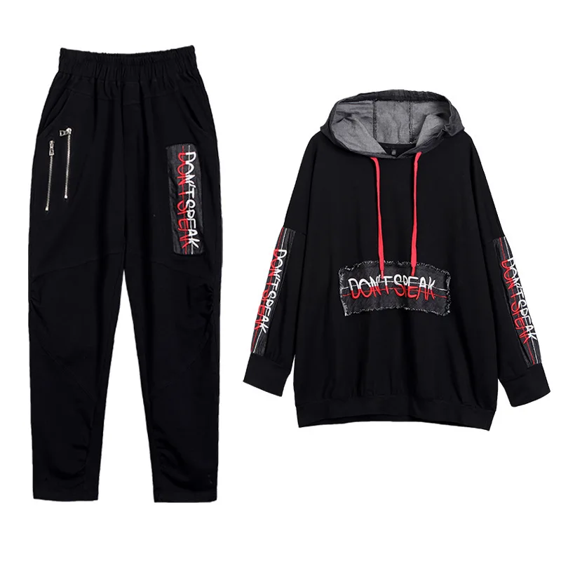 Женский Повседневный костюм-двойка Max LuLu свободный костюм в Корейском стиле с