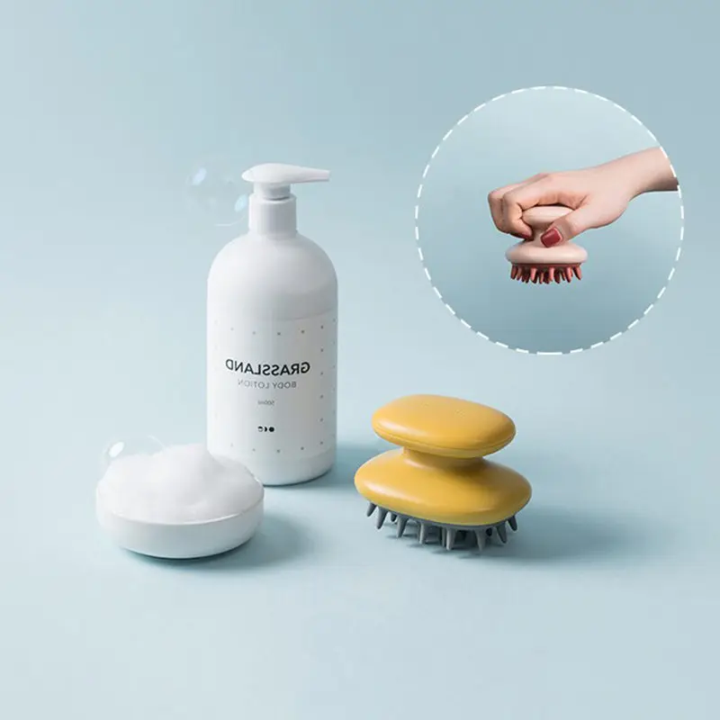 

Handheld ABS Scalp Shampoo Massage Brush Washing Shower Hair Comb Mini Head Meridian Massage Comb U3