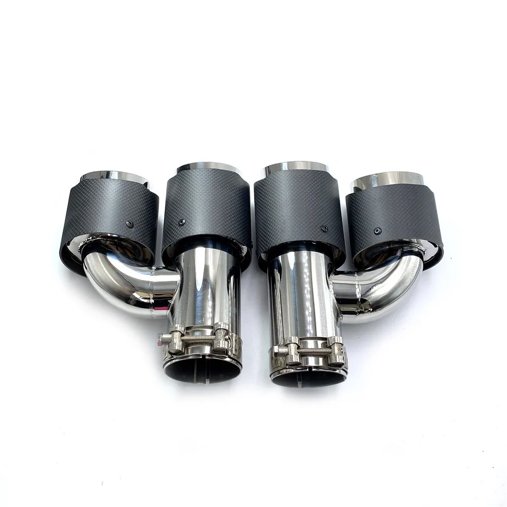 Remus автомобильный матовый глушитель из углеродного волокна наконечник H-образной