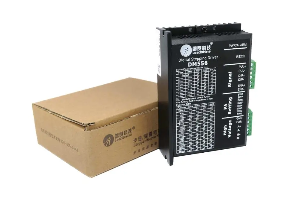 

Leadshine Driver DM556/DM556S/DM556C 57/86 two-phase stepper motor driver 20-50VAC 0.5-5.6A