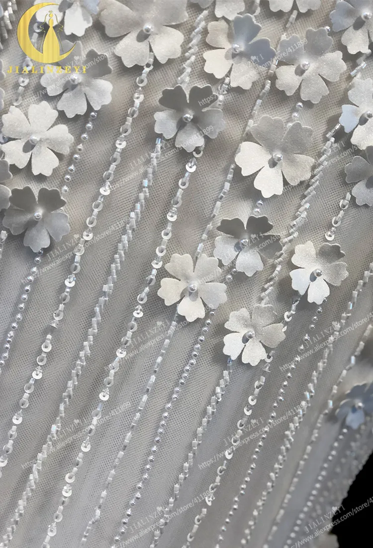

Rhine real sexy Flowers Beads V Back Mermaid New Arrival Wedding dresses Wedding gown