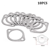 10pcslot 3 exhaust decat pipe flange gasket fit for subaru impreza wrx sti legacy outback universal