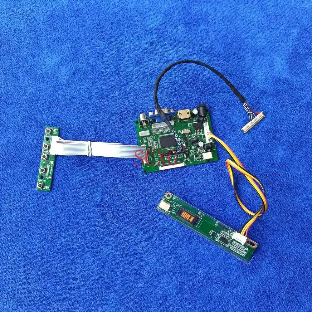 

1440*900 VGA AV HDMI-compatible Fit HSD170PGW1/LTN170BT08/LTN170BT09 LCD Controller Drive Board Matrix LVDS 30-Pin DIY Kit 1CCFL