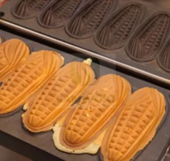 corn waffle machine shape maker iron shaped cake baking bubble | Бытовая техника