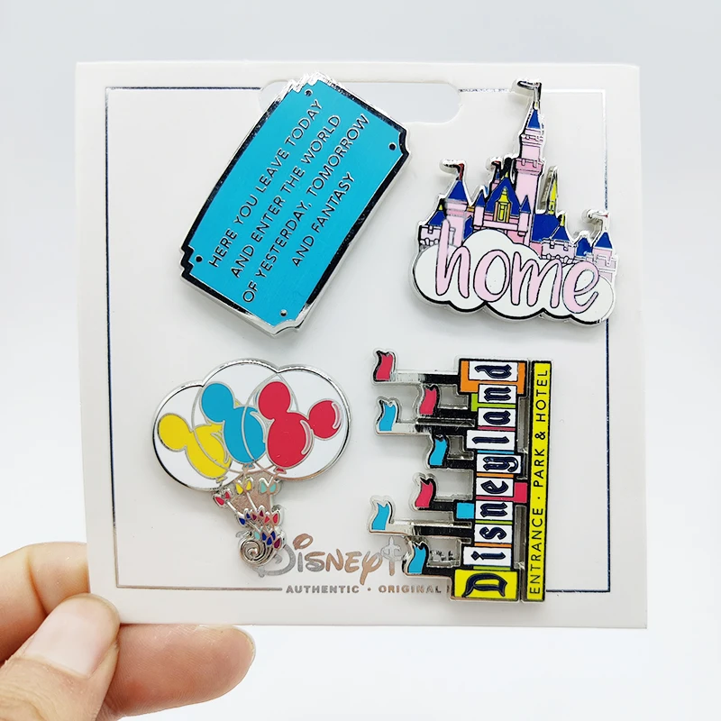Дисней обмен значки мультфильм милые подарки одежда украшение сумка