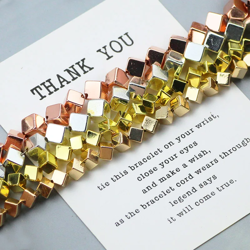 Бусины диагональные из гематита и натурального камня, 4/6 мм Бусины диагональные из гематита и натурального камня, 4/6 мм