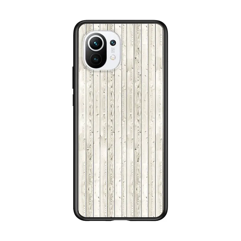 

Texture Wood for Xiaomi Mi 11 10T Note 10 Ultra 5G 9 9T SE 8 A3 A2 A1 6X Pro Play F1 Lite 5G Black Phone Case
