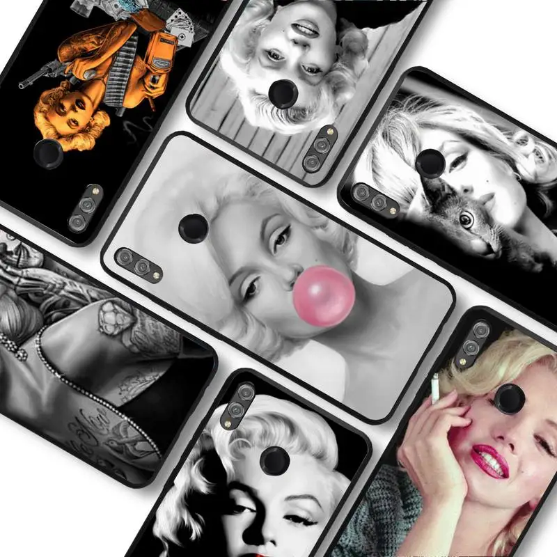 

Sexy Girl Marilyn Monroe Phone Case For Huawei honor10Lite 10i 20 8x 10 Funda for Honor9lite 9xpro Back Coque