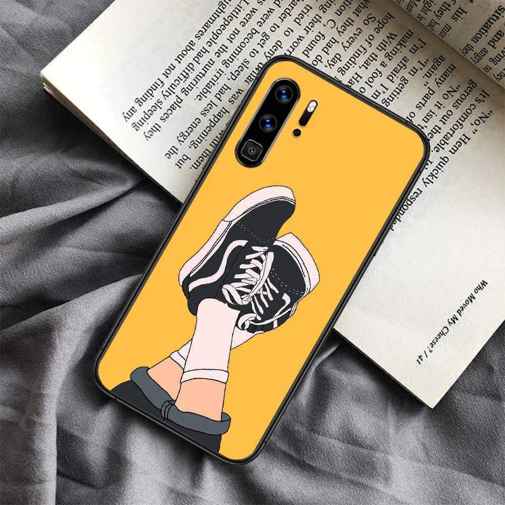 

Vansing Brand Sports Skateboard Phone Case For Huawei P Mate Smart 10 20 30 40 Lite Z 2019 Pro Black Back Luxury Etui Tpu