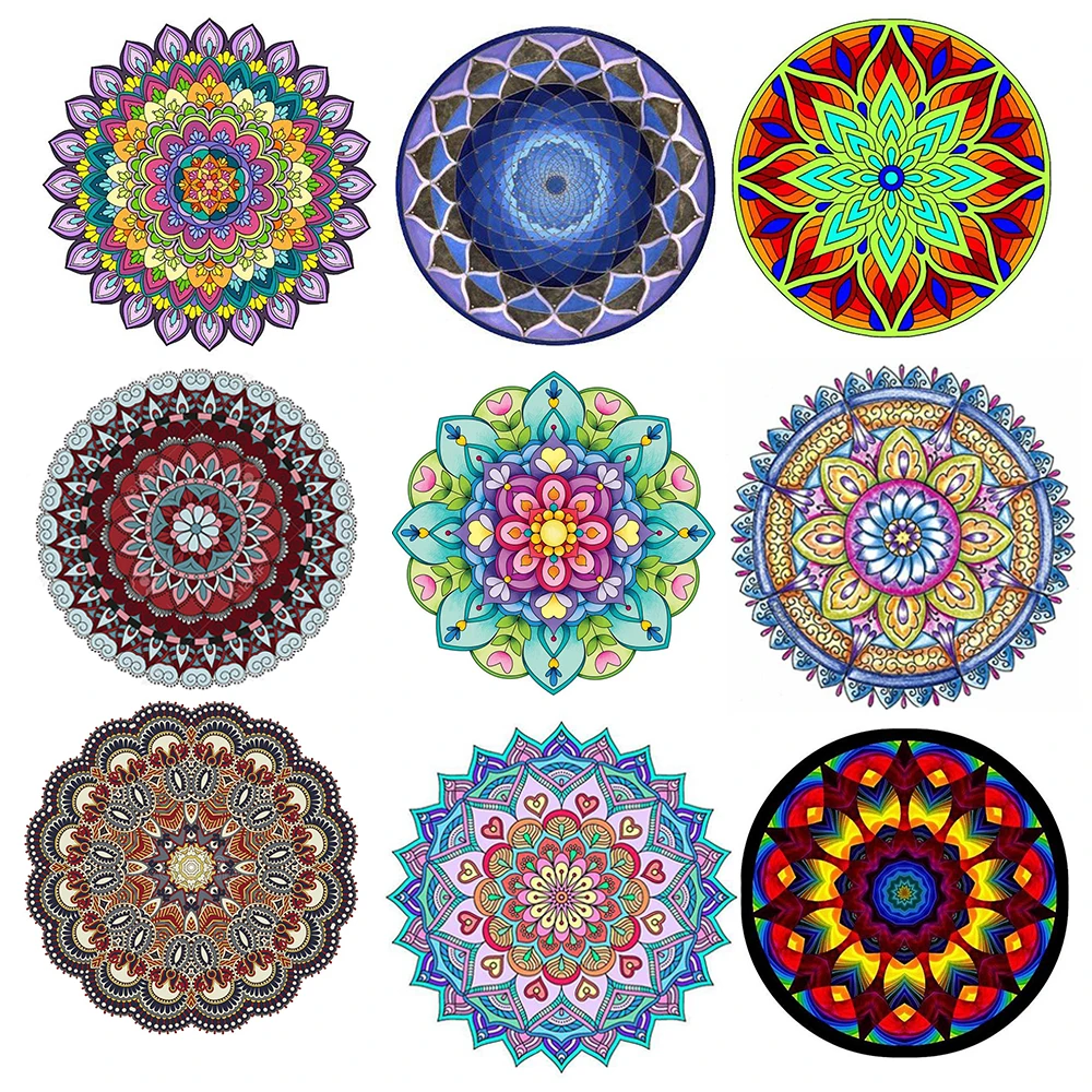 Набор для алмазной вышивки стразы картина с мандалой мозаика из страз полная