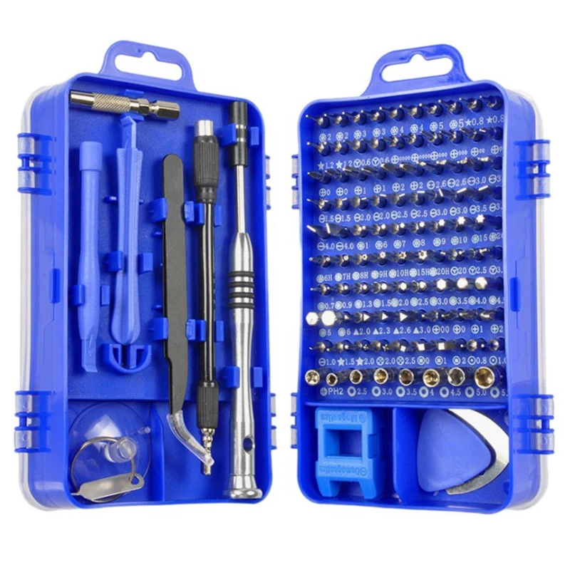 

110 in 1 Electronic Screwdriver Set Mini Precision Repair Tool Kit netic Electronic Repair Set Case Phone Computer