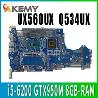 w i5 6200 gtx950m 8gb ram motherboard for asus ux560u ux560uqk ux560uq ux560ux q534u q534ux q534uq laptop mainboard