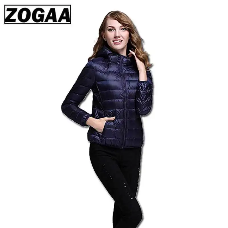 Зимний мужской и женский модный легкий стеганый пуховой пуховик с капюшоном