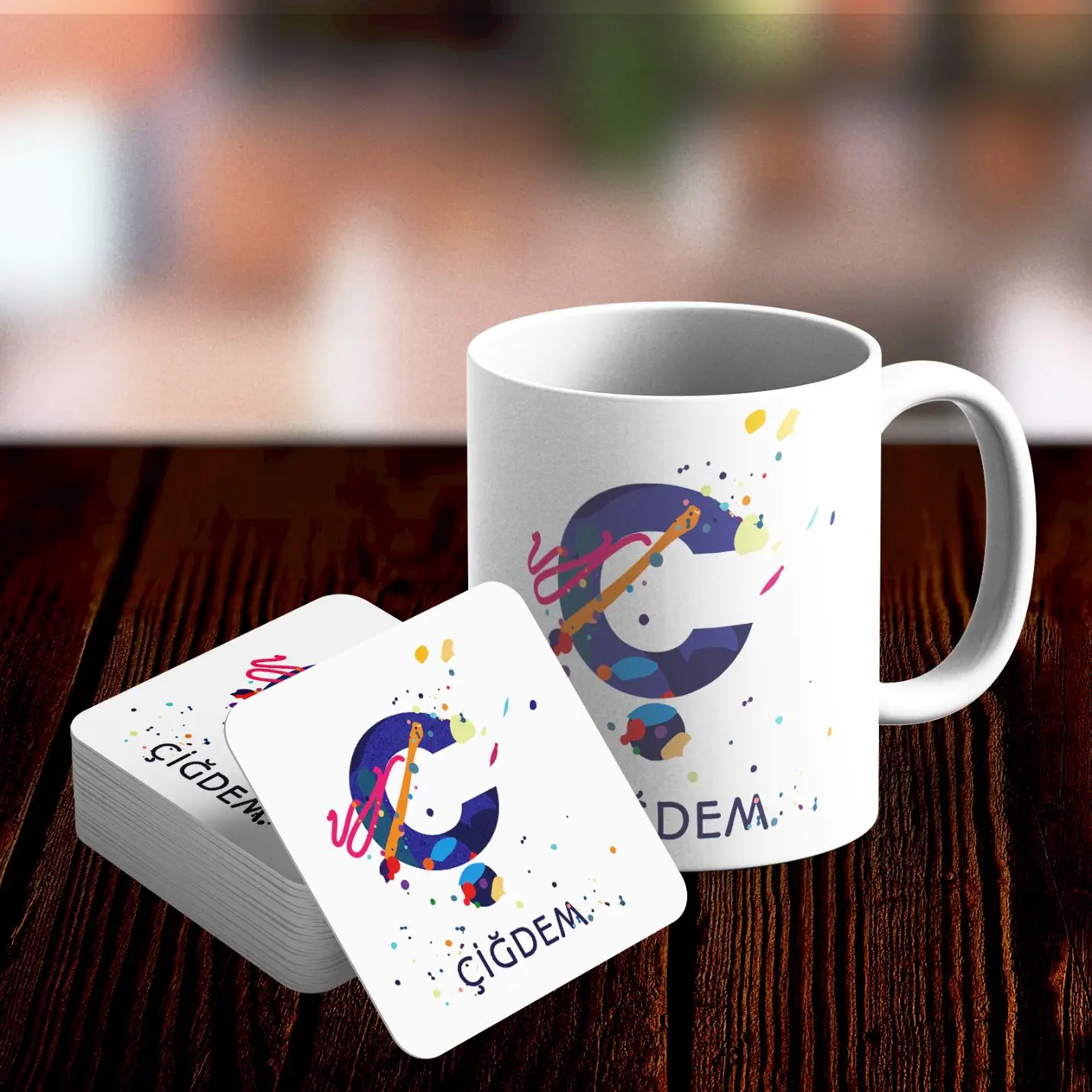 

Personalized Is Mug and Cup Mat-O