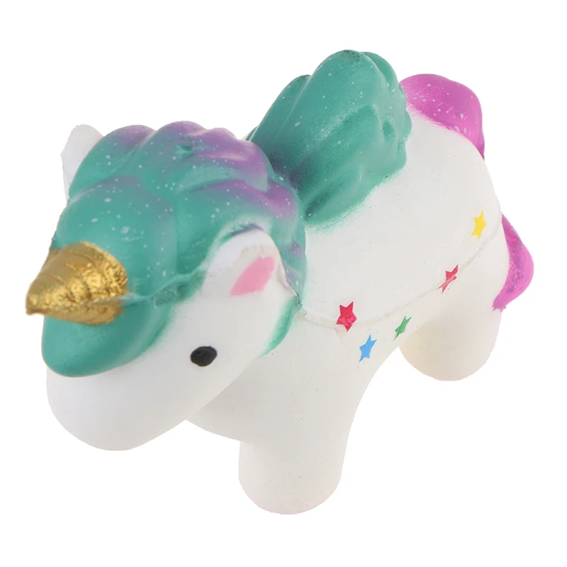 1 шт. новые милые красочные медленно восстанавливающие форму мягкие сжимаемые игрушки единорог игрушки для снятия стресса
